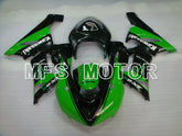 Kawasaki NINJA ZX6R 2005-2006 Injection ABS Fairing - Monster - Black Green - MFS3804